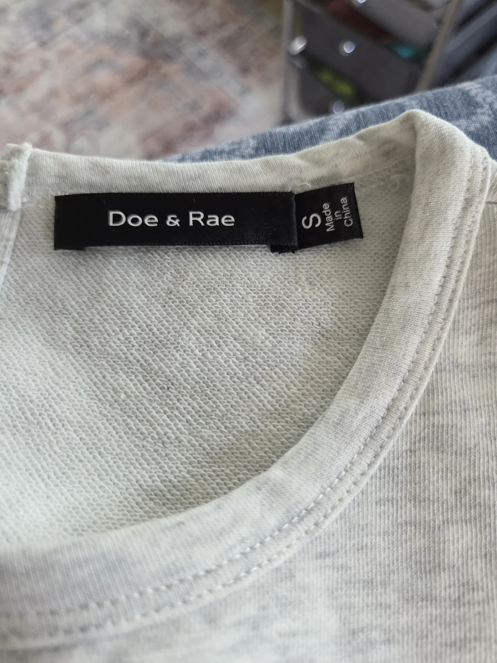 Doe & Rae Light Gray Sleeveless Drawstring Romper