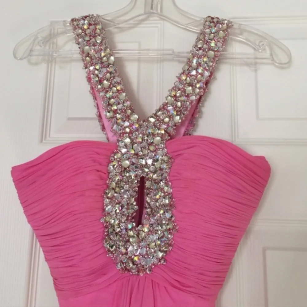 Sherri Hill shimmering pearlescent