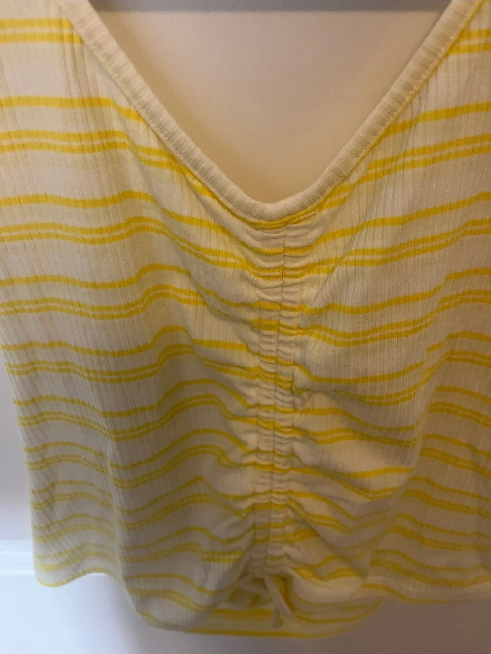Yellow Striped Girls' Halter Top - Sugar & Jade