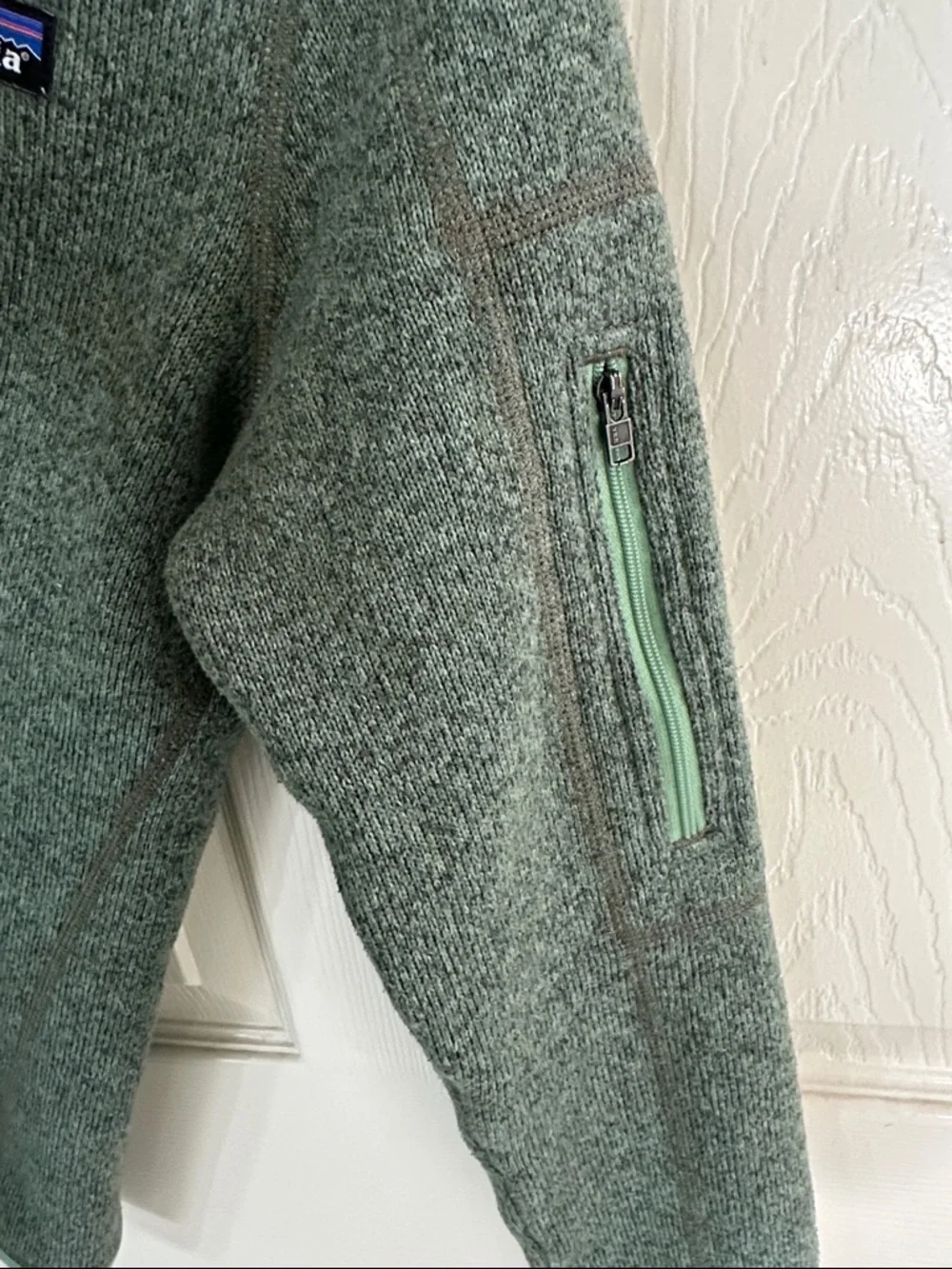 Patagonia chest fleece patch