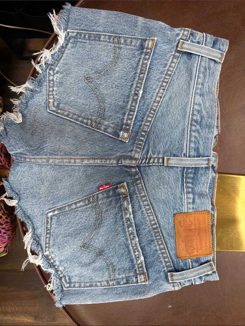 Levis denim throughout