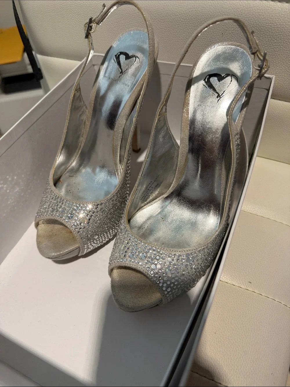 Steve Madden sparkling silver