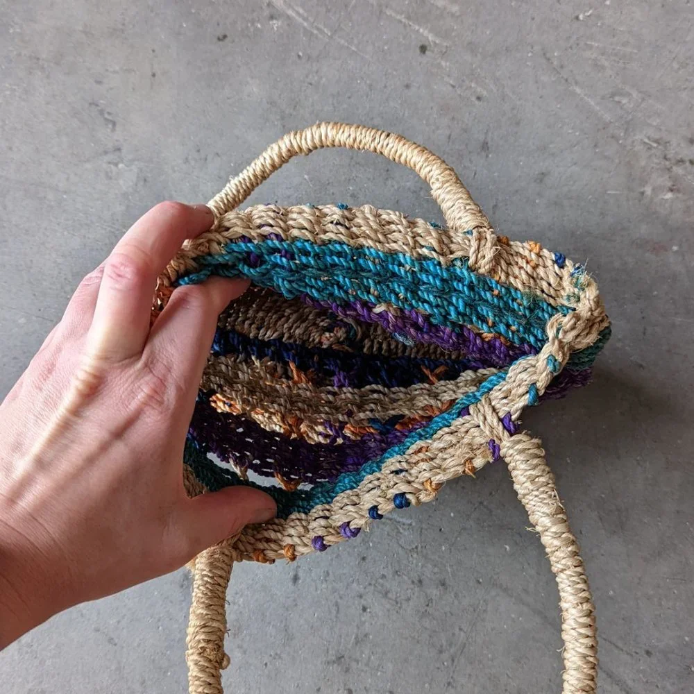 Vintage mini raffia