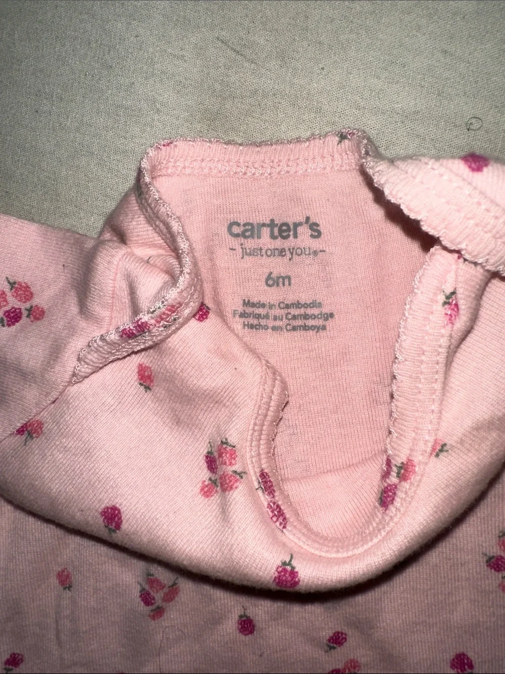 Carters light pink