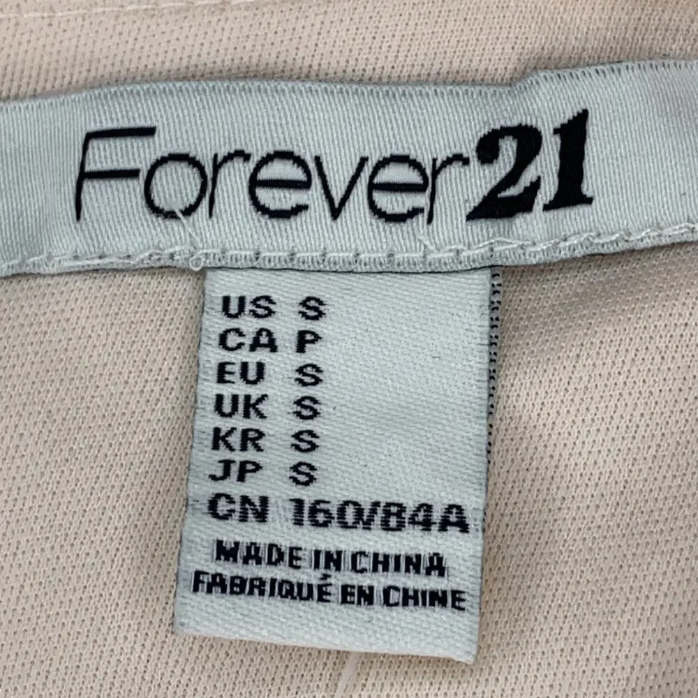 Forever 21 wash no forever