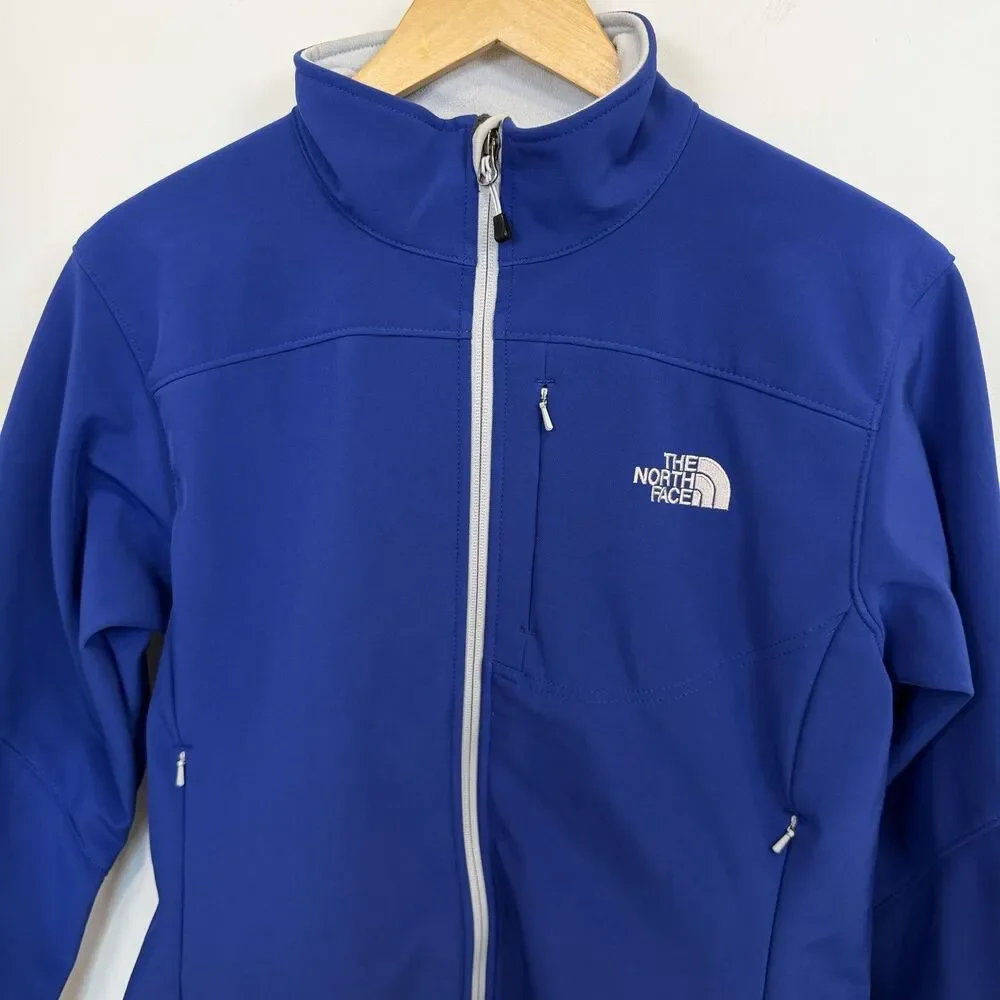 The North Face Apex Bionic Softshell Jacket Women's Large Blue Outdoors