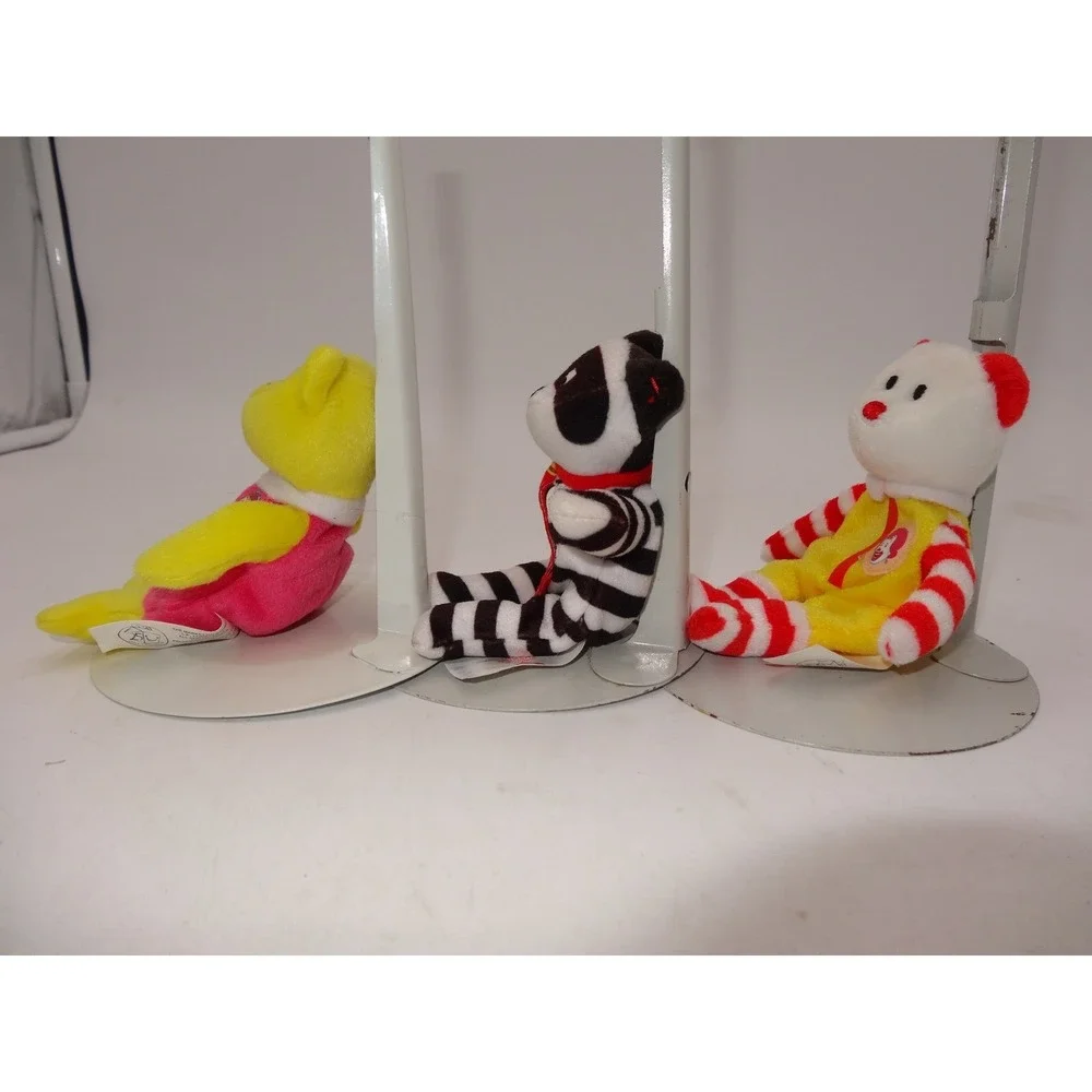 Ty Teenie Beanie Babies McDonalds‎ Ronald Hamburglar Birdie Bear Set