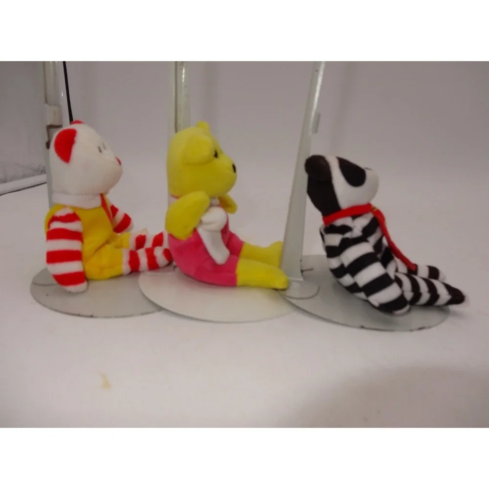 Ty Teenie Beanie Babies McDonalds‎ Ronald Hamburglar Birdie Bear Set
