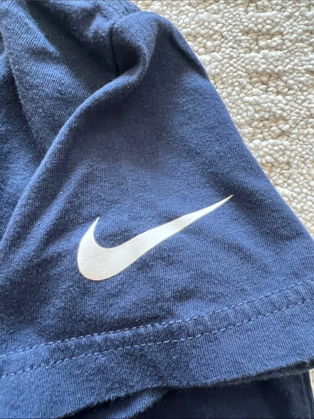 Nike Kids Navy Blue 'Just Do It' Graphic Tee