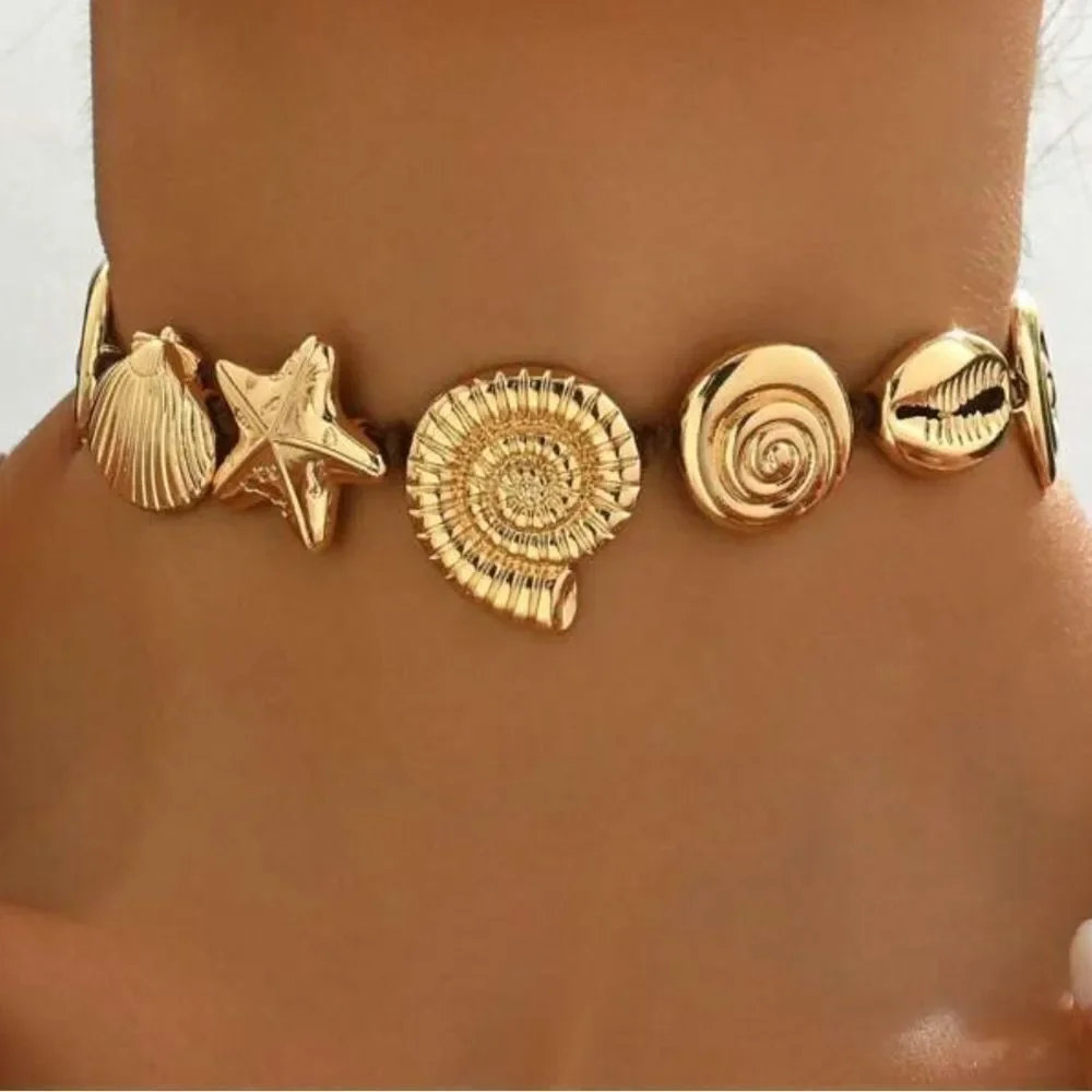 Seashell necklace N1626