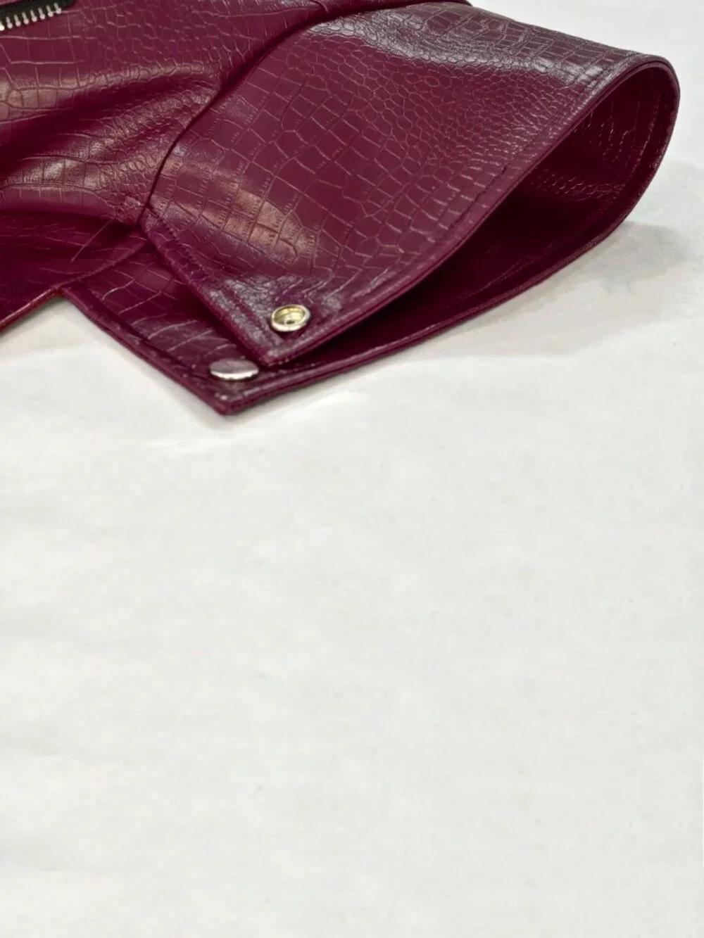 N/A burgundy casual