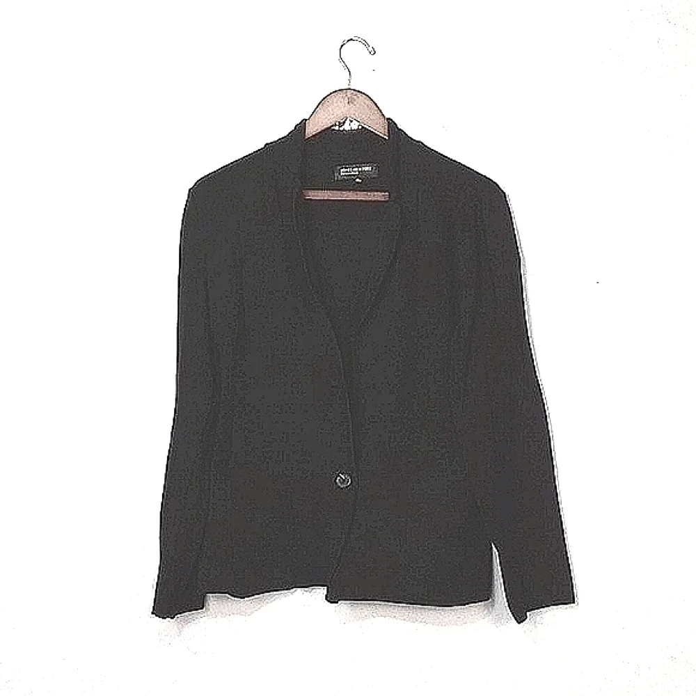 Jones New York Collection Black Button Cardigan Sweater