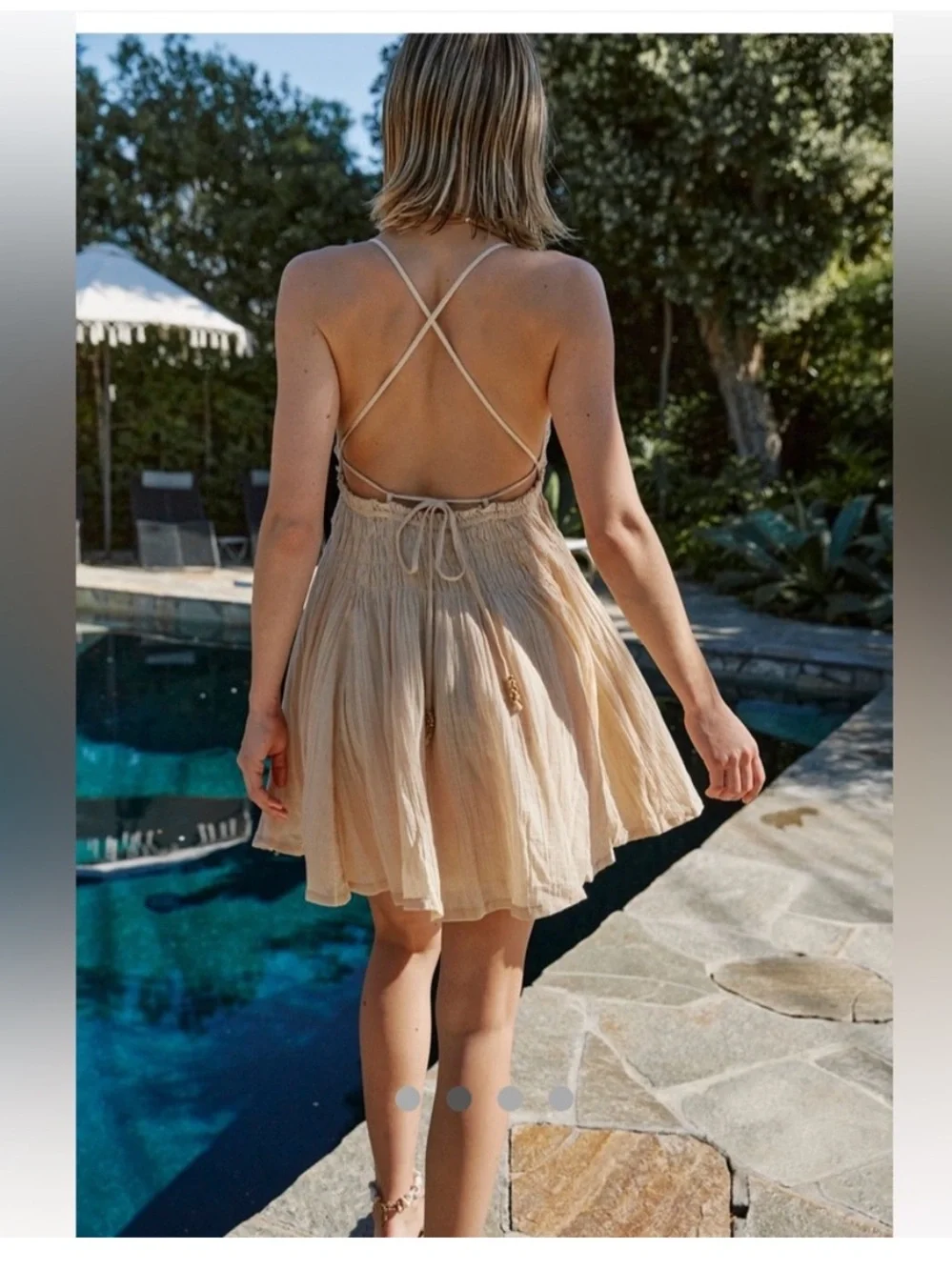 Free People features smocked