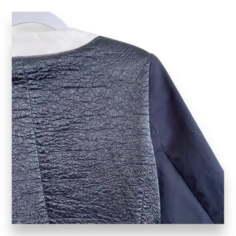 Michael Kors - Navy/White Crop Blazer - 6 - china