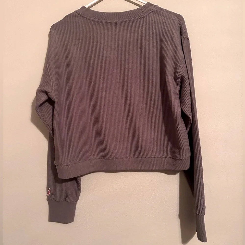 League grey ribbed