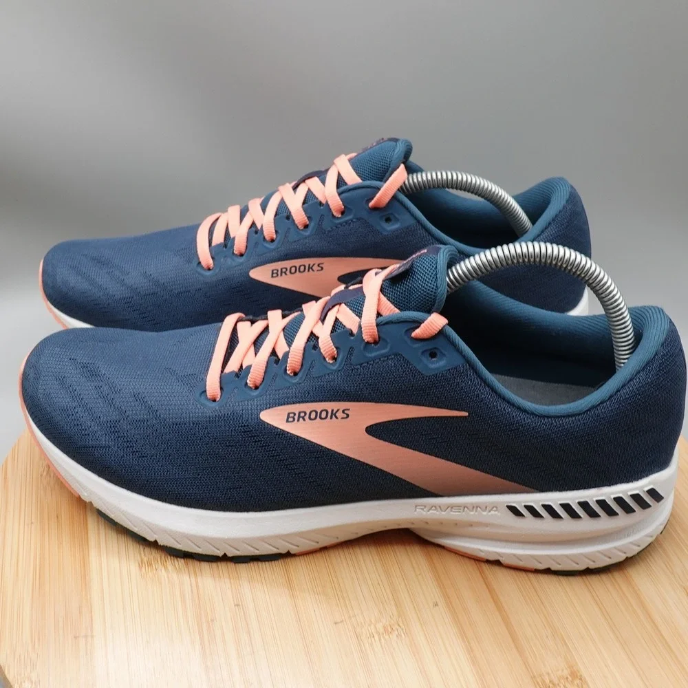 Brooks Shoes Womens 12 Blue Ravenna 11 Running Sneakers 1203181B480
