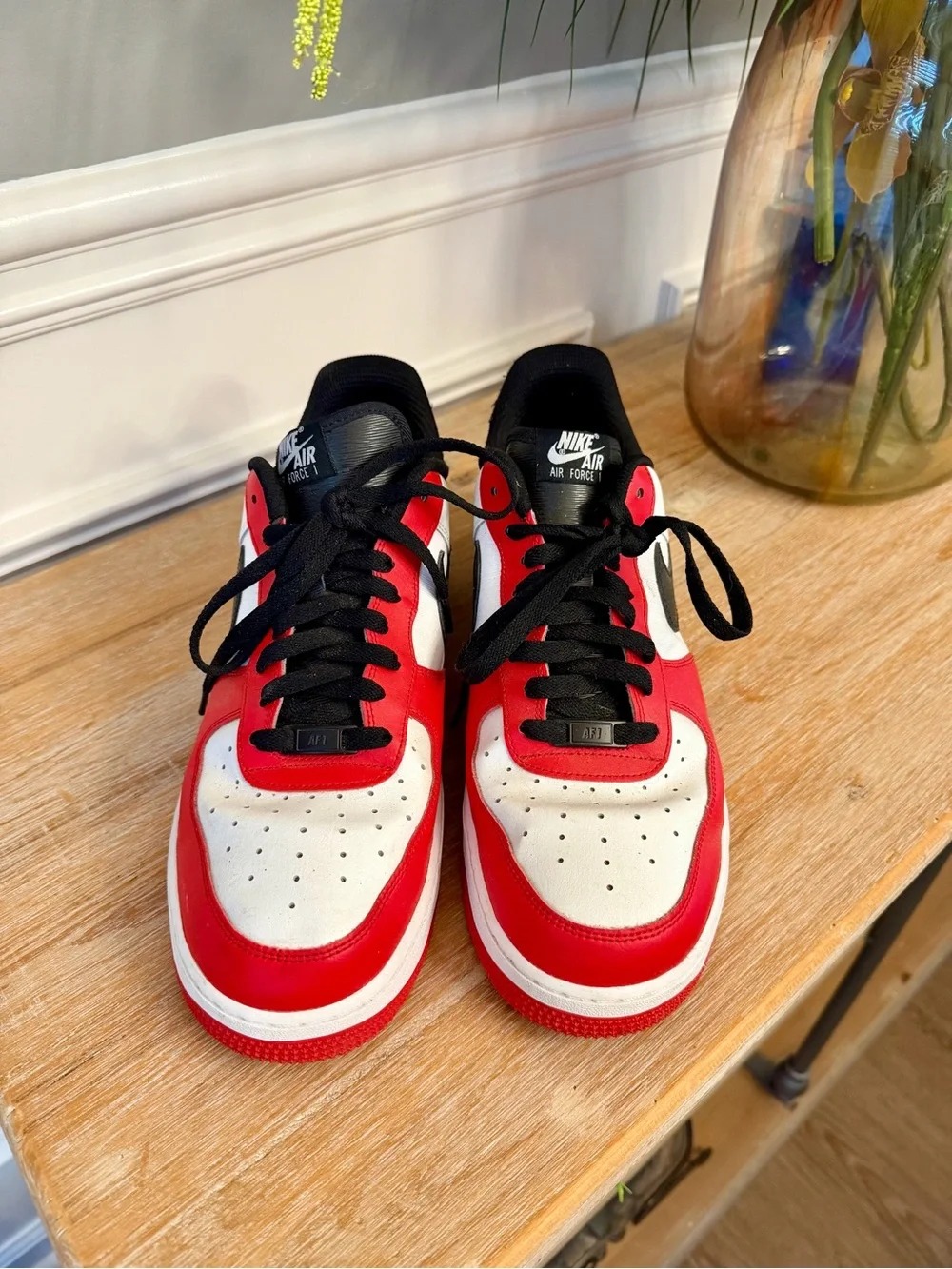 Men's Nike Air Force 1 Low – White/Red/Black