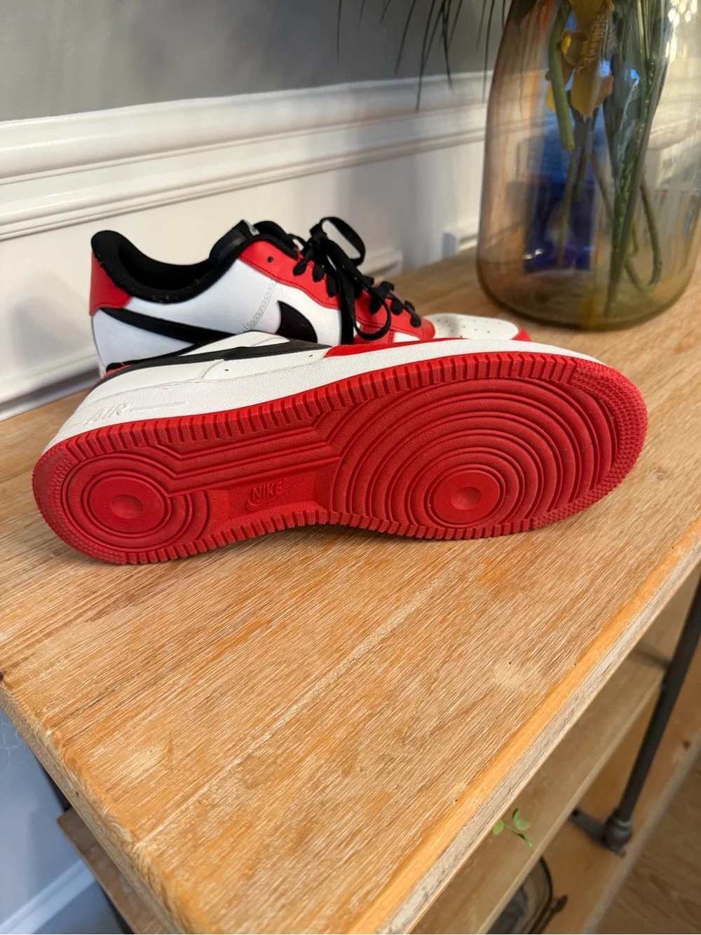 Men's Nike Air Force 1 Low – White/Red/Black