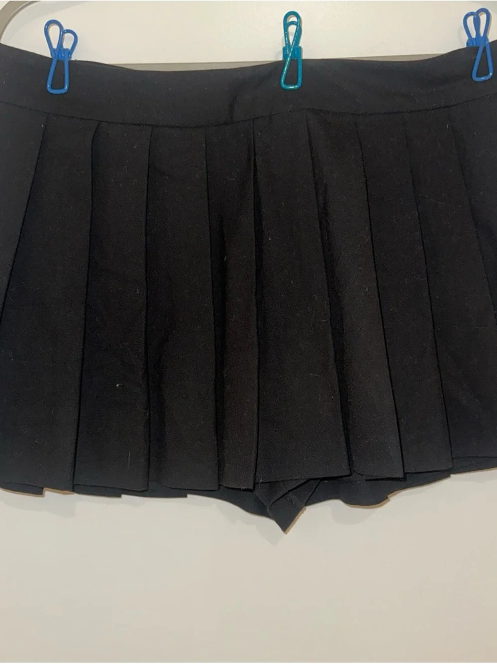 Zara Black Pleated Skort