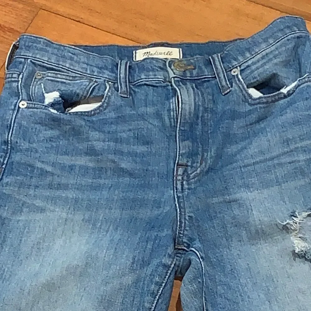 Madewell trendy distressed