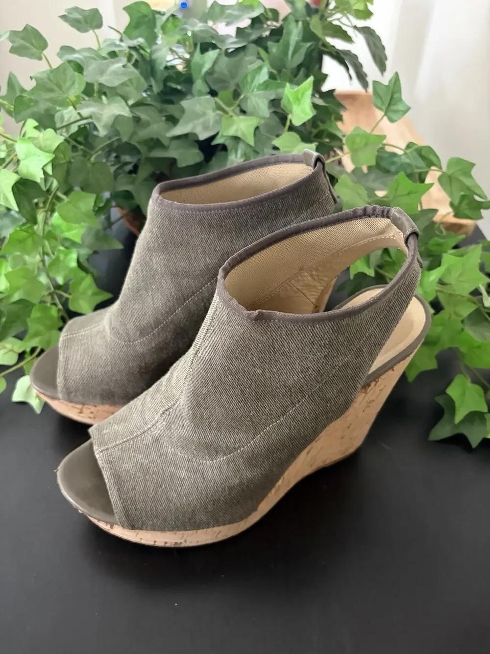 CLOSET CLEAN OUT STUART WEITZMAN PLATFORM CORK HEELS SLIDES SLINGBACK SHOES 7