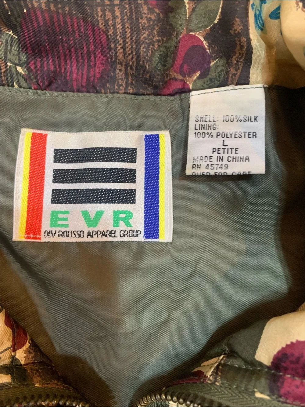 EVR 100% silk