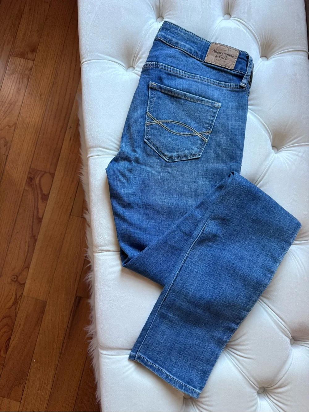 Abercrombie & Fitch Medium Blue Skinny Jeans