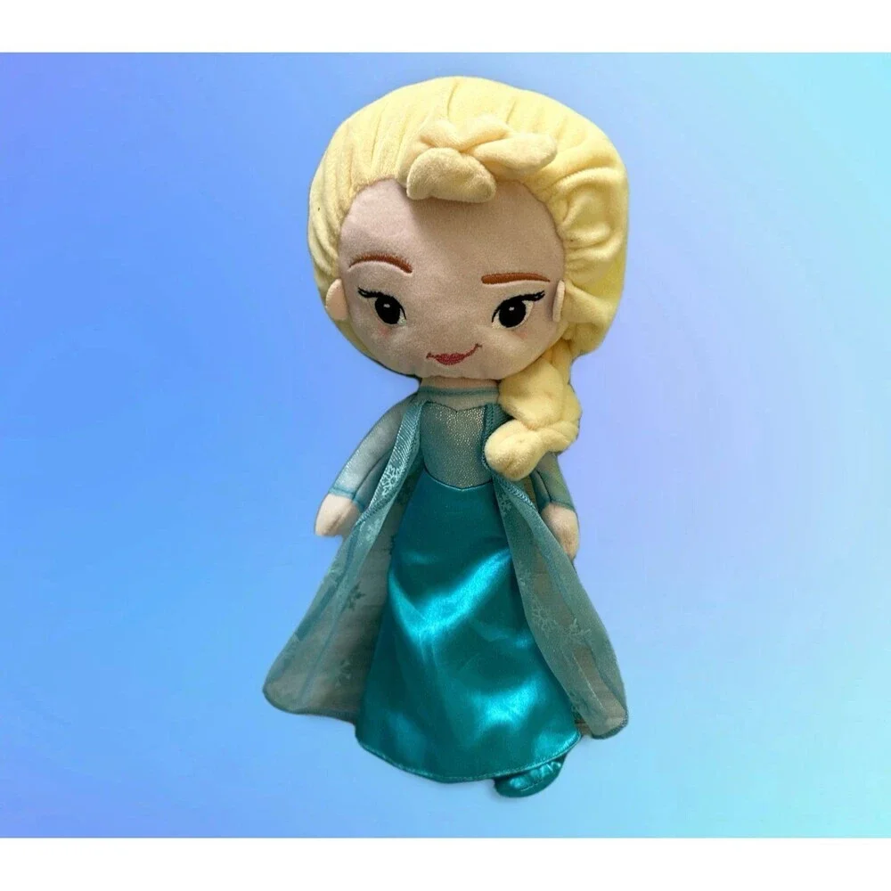 Disney Plush Princess Doll in Yellow Hair and Teal Dress