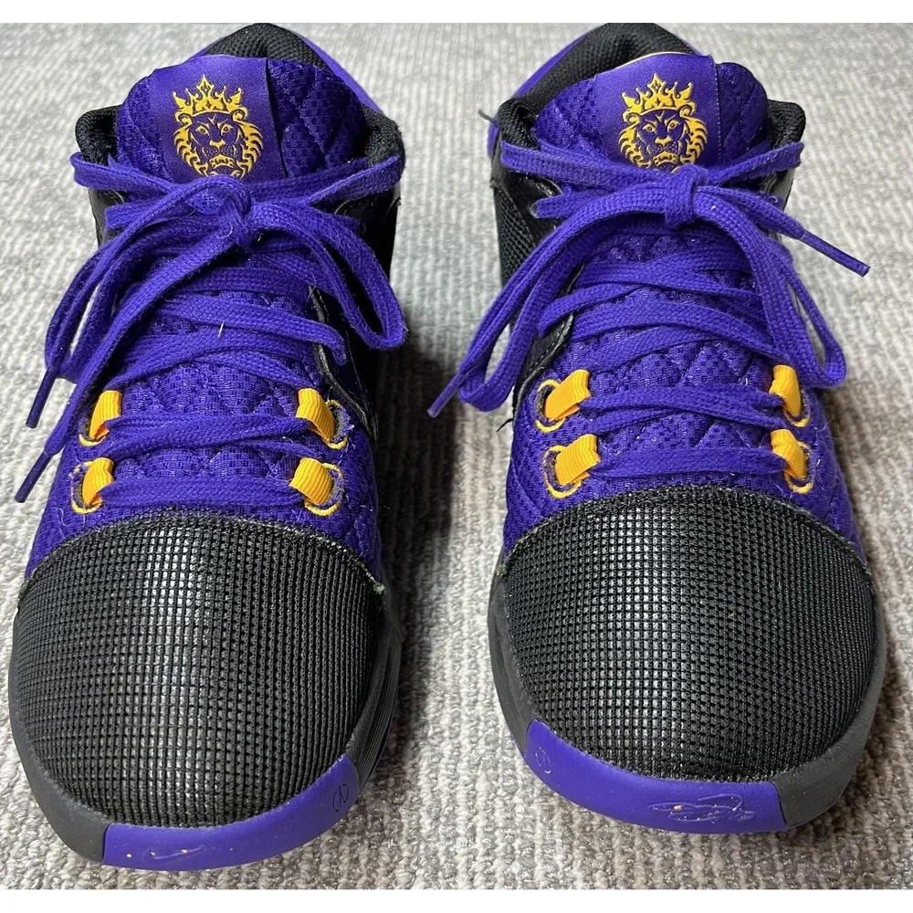 Nike LeBron Witness VIII Shoes Mens Size 7.5‎ Purple Black Basketball FB2239-001