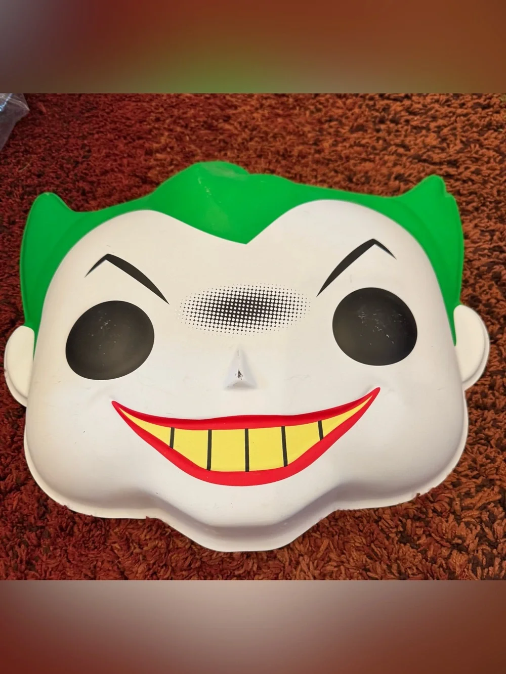 Joker Face Halloween Mask — White, Green, Yellow, Red, Black