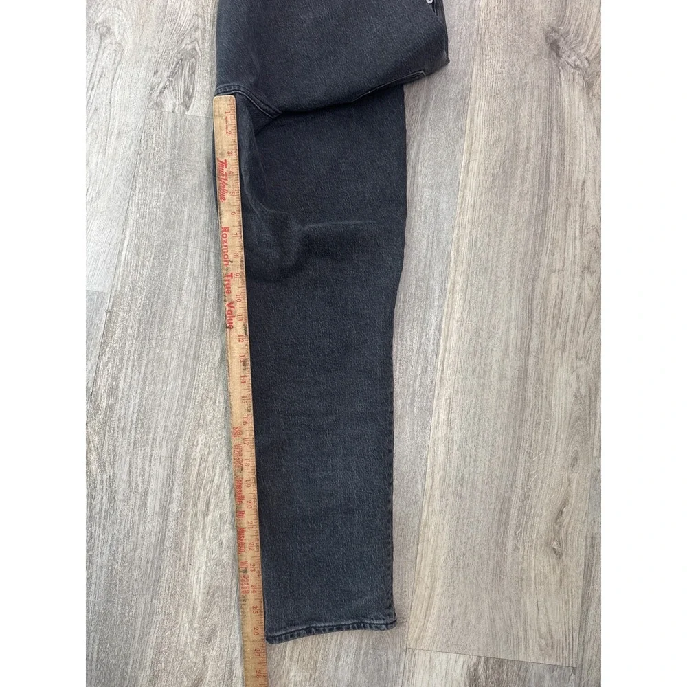 Madewell The Curvy Perfect Vintage Jean 29 Faded Black High Rise Tapered Denim
