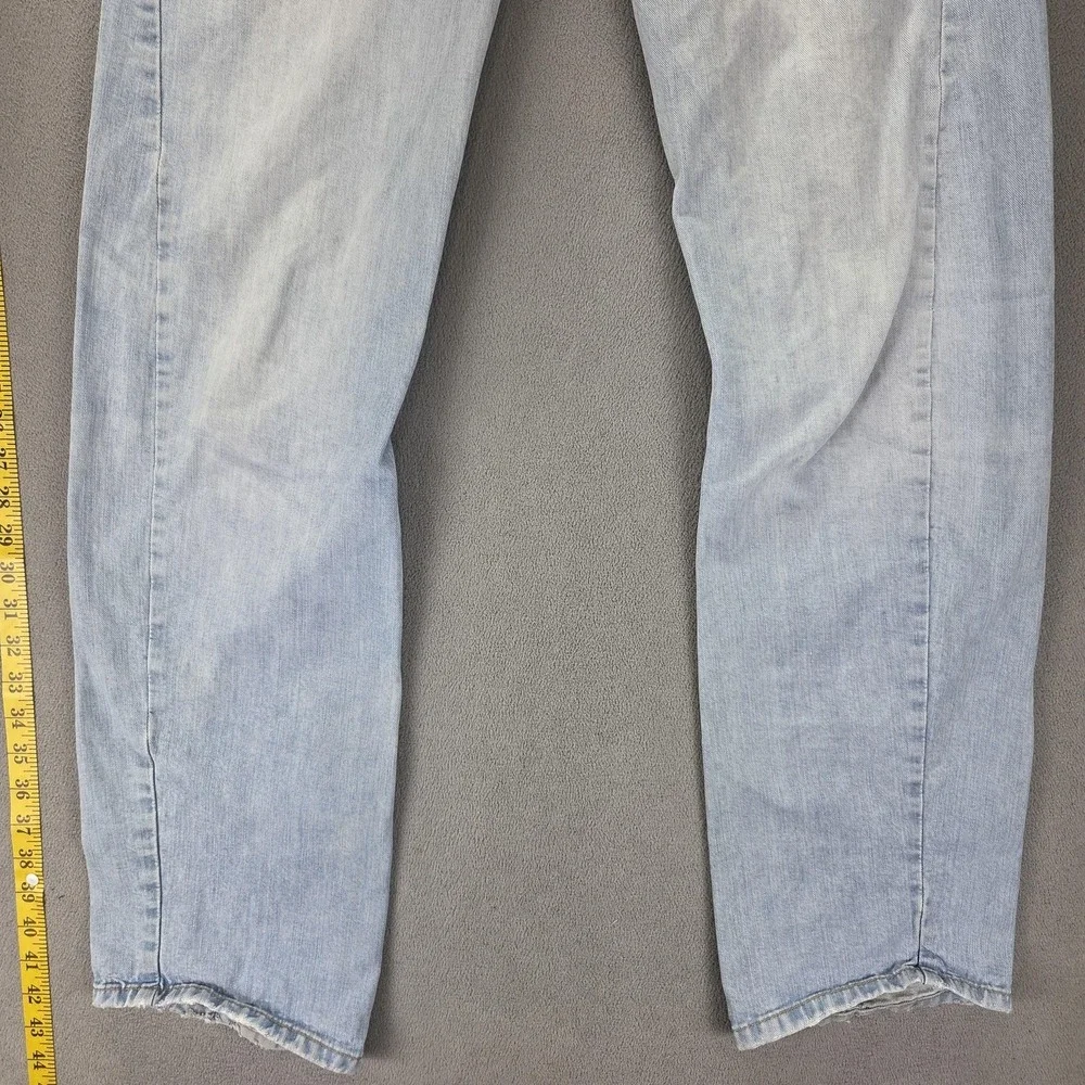 Vintage Levis Engineered Jeans Mens 29x34 Blue Light Wash Twisted Button Fly