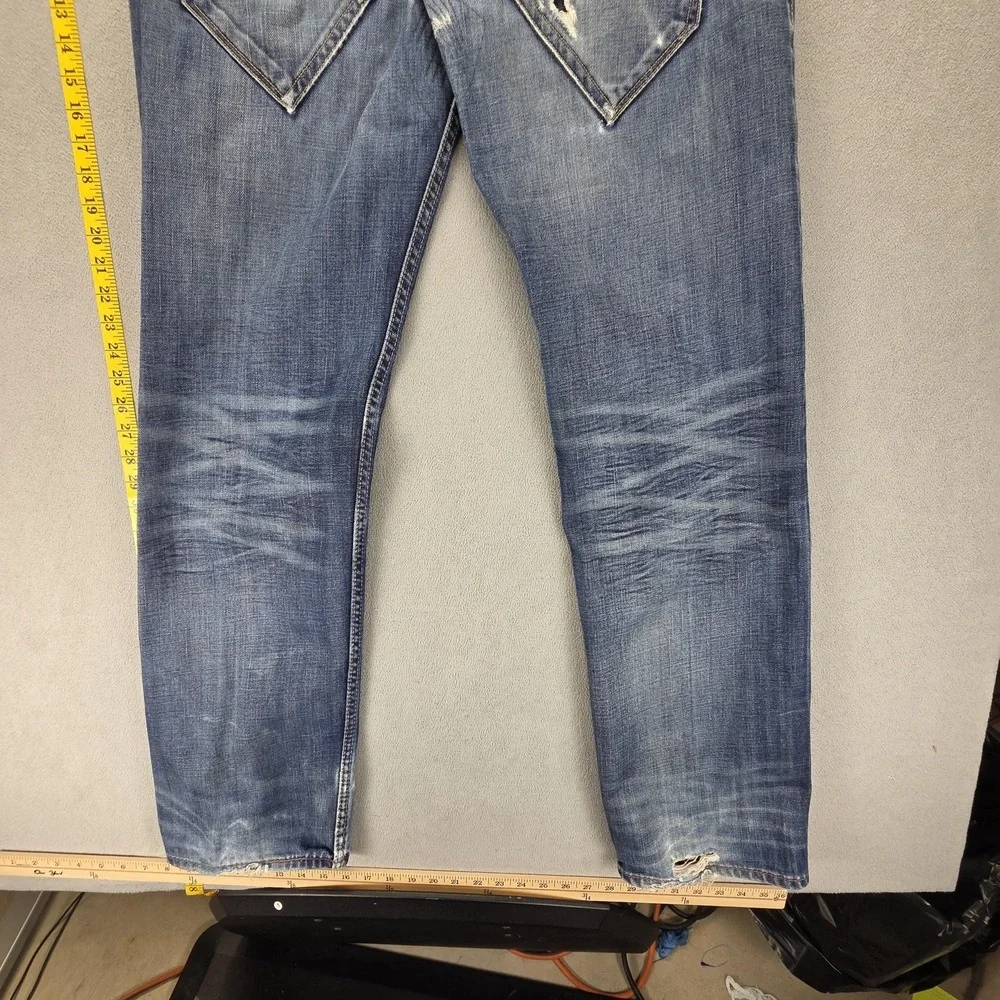 Vintage Levis Engineered Jeans Mens 33x34 Blue Buckle Back 503 Loose Honeycomb