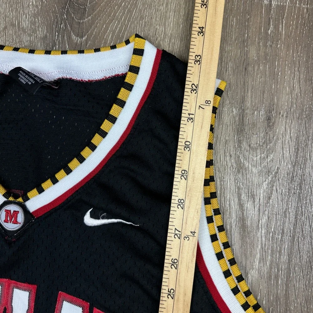 Nike Maryland Terrapins Basketball Jersey 25 Black Red White Elite XXL NCAA Mens