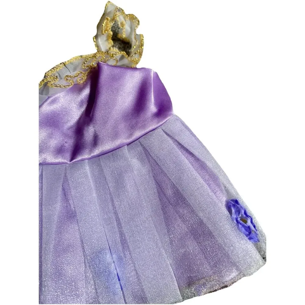 Build-A-Bear purple satin