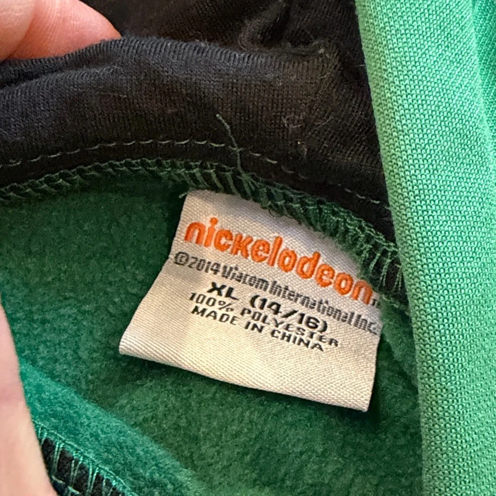 Nickelodeon green hoodie