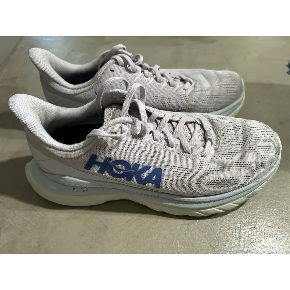 Hoka One One Shoes Womens Size 8B Mach 4 Orchid Running Sneakers 1113529 OHIB