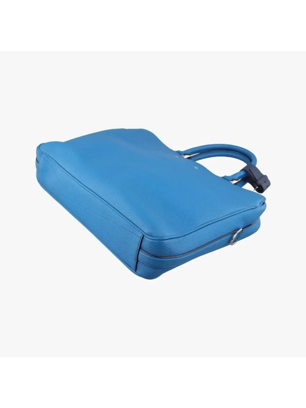 Louis Vuitton Alma Briefcase MM Blue Taurillon Leather