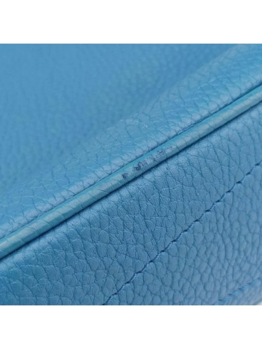Louis Vuitton Alma Briefcase MM Blue Taurillon Leather