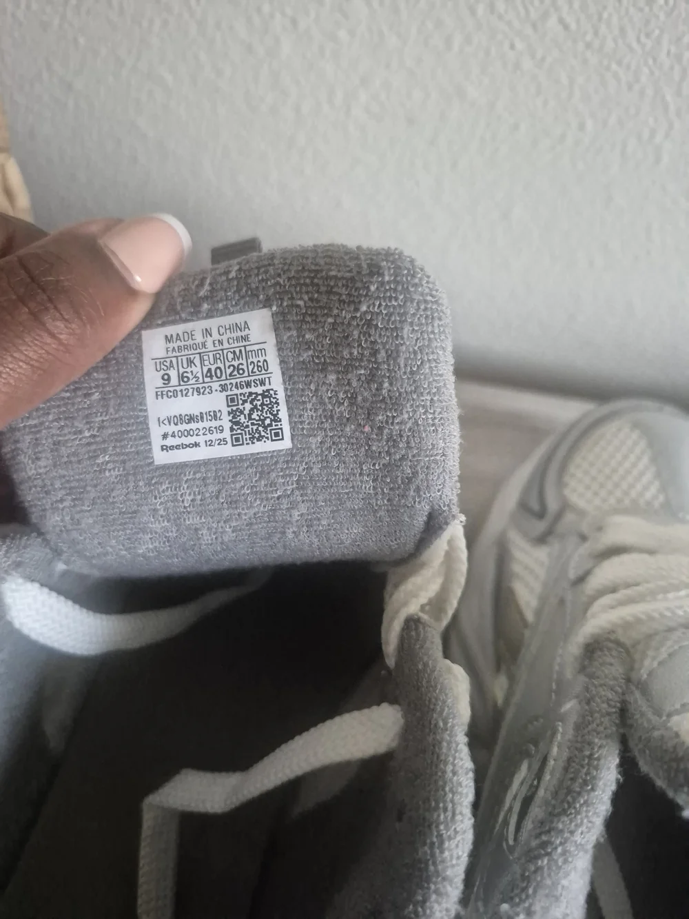 Reebok breathable tones