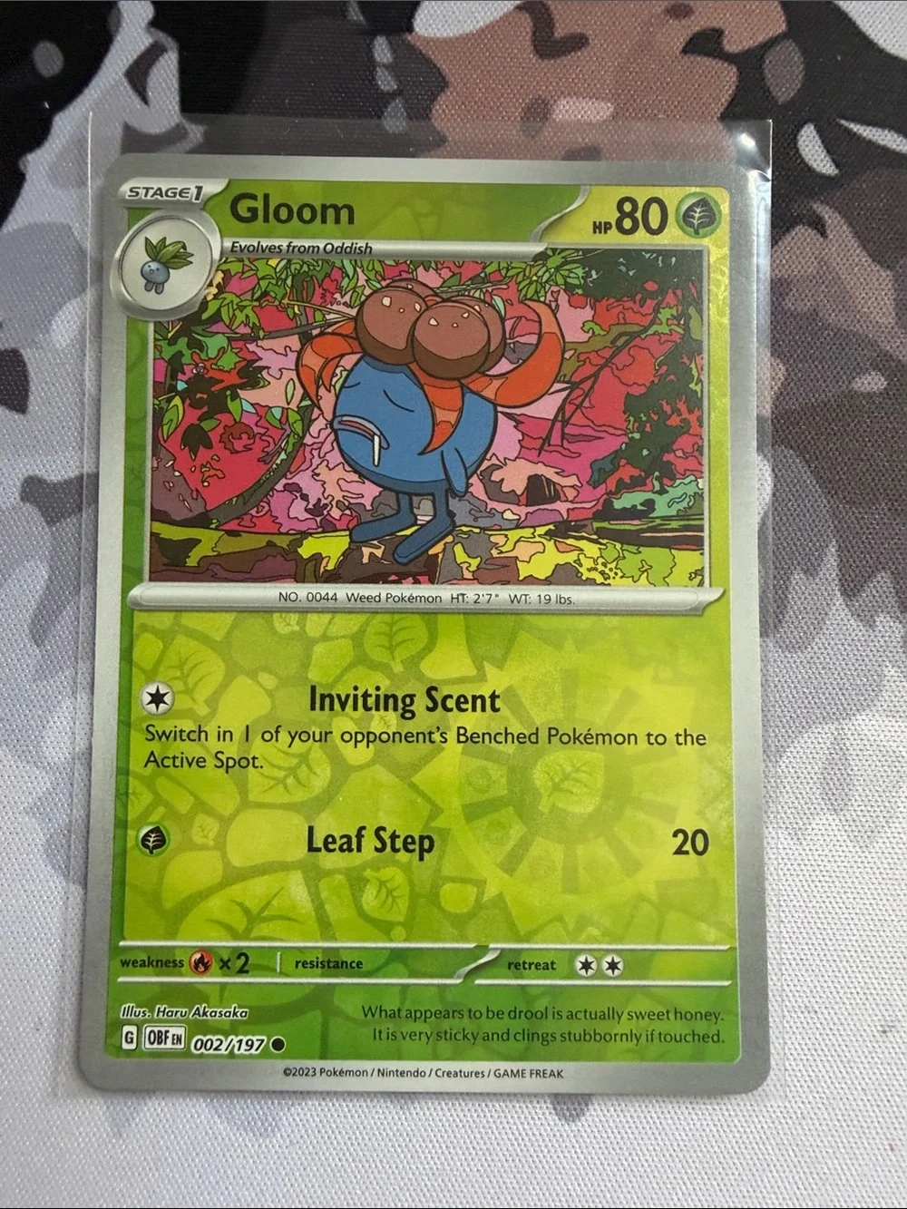 Oddish, Gloom, Vileplume & Bellossom Pokémon Evolution Reverse Holo Lot ✨5/$25✨