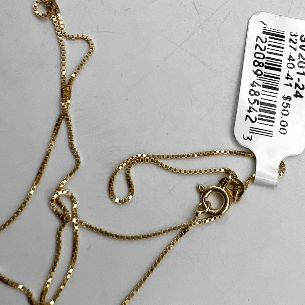 Authentic Louis Vuitton Brass Lock #317 No Key with After Market Box Chain 24”