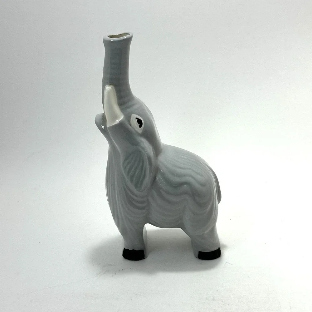 VTG MCM Elephant Bud Vases – 6.5