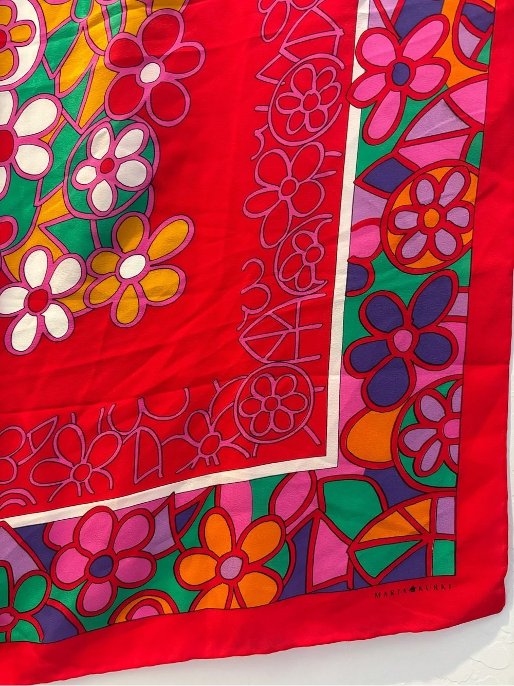 Marja Kurki vibrant red