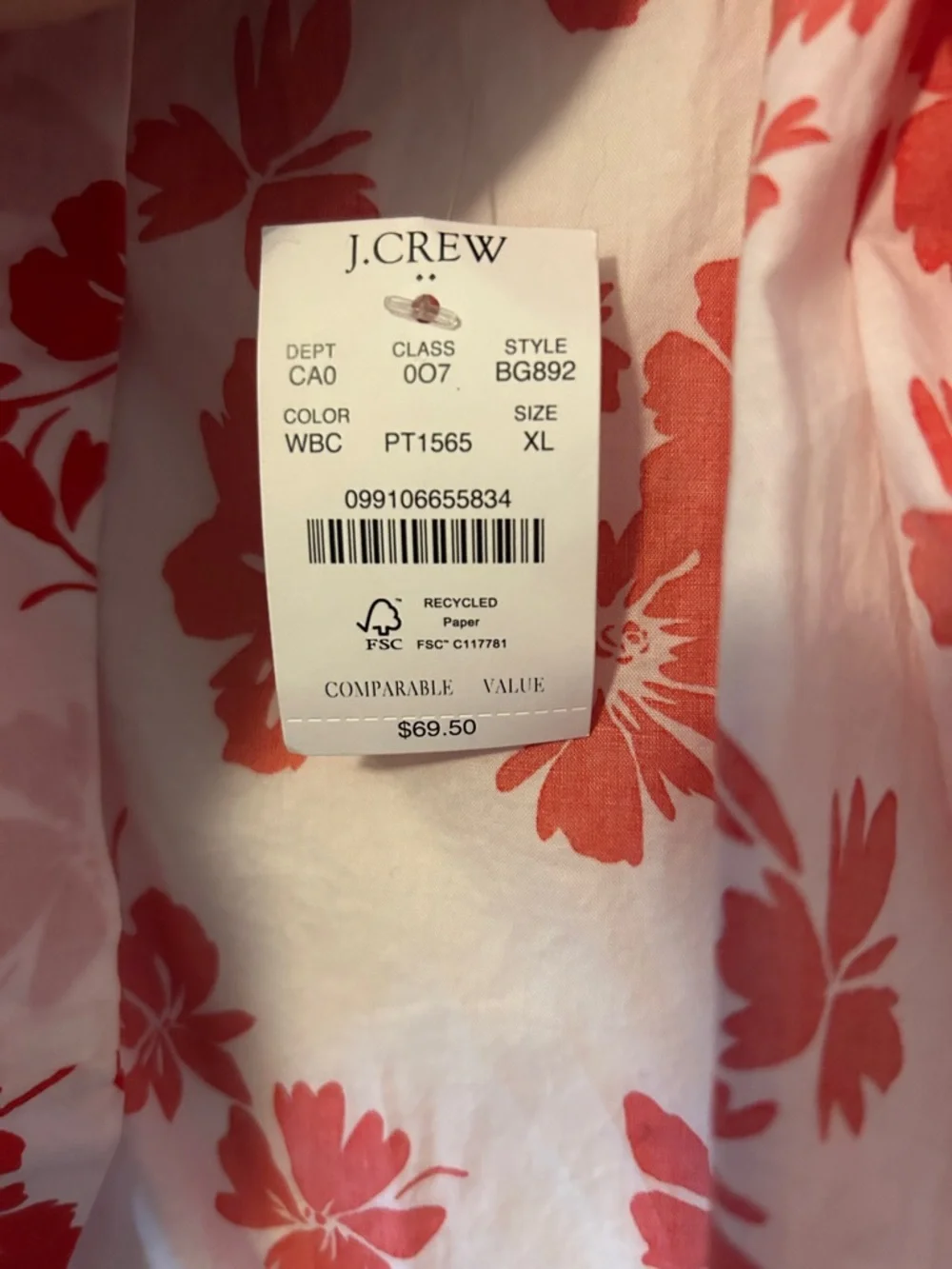 J. Crew sleeveless tank