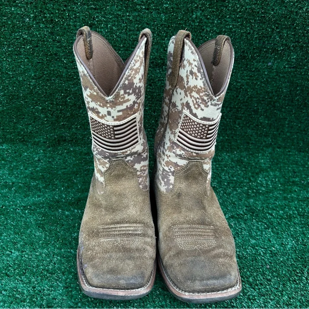 Ariat brown american camo