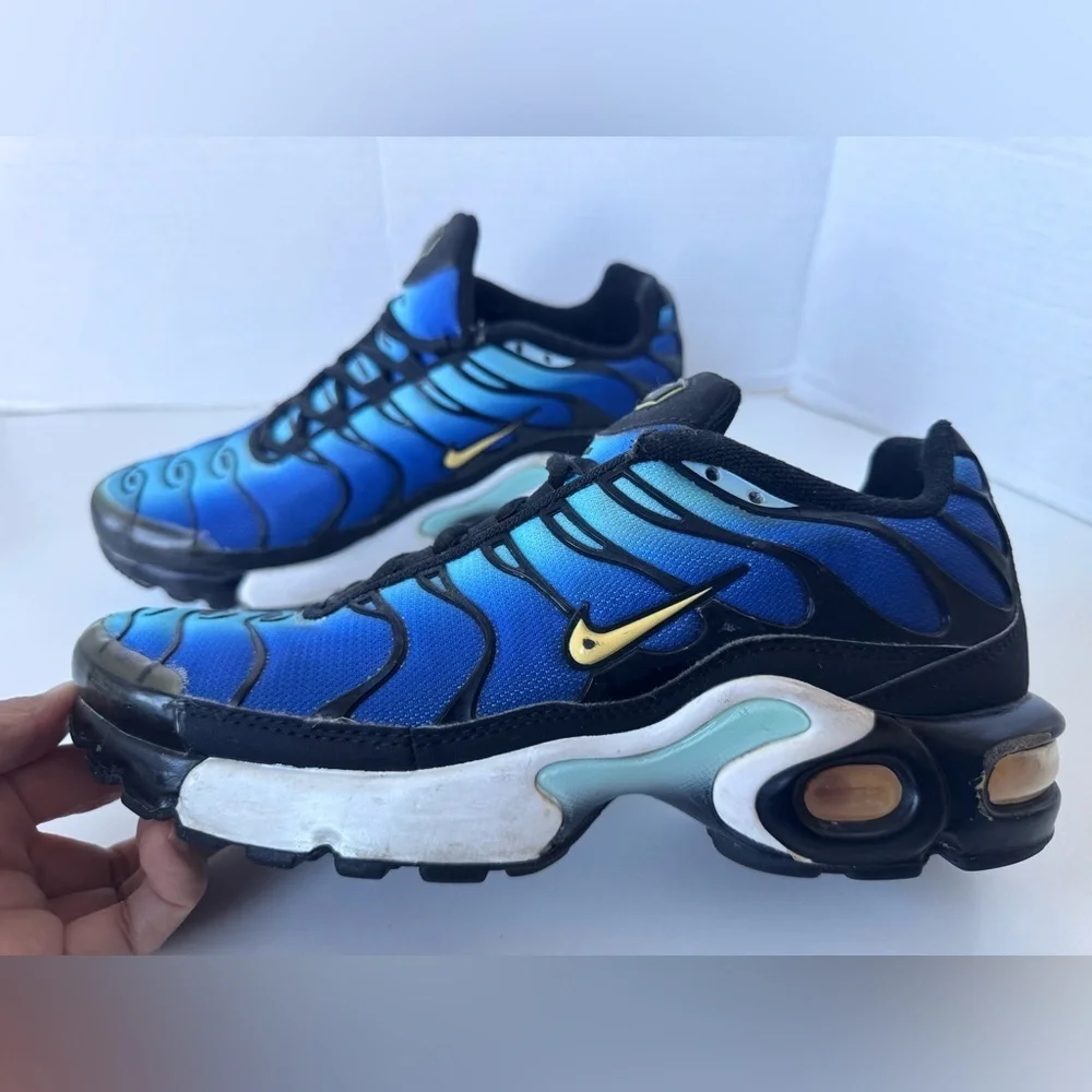 Nike Air Max Plus Tn Hyper Blue Shoes 2018 Sneakers Size 6.5Y