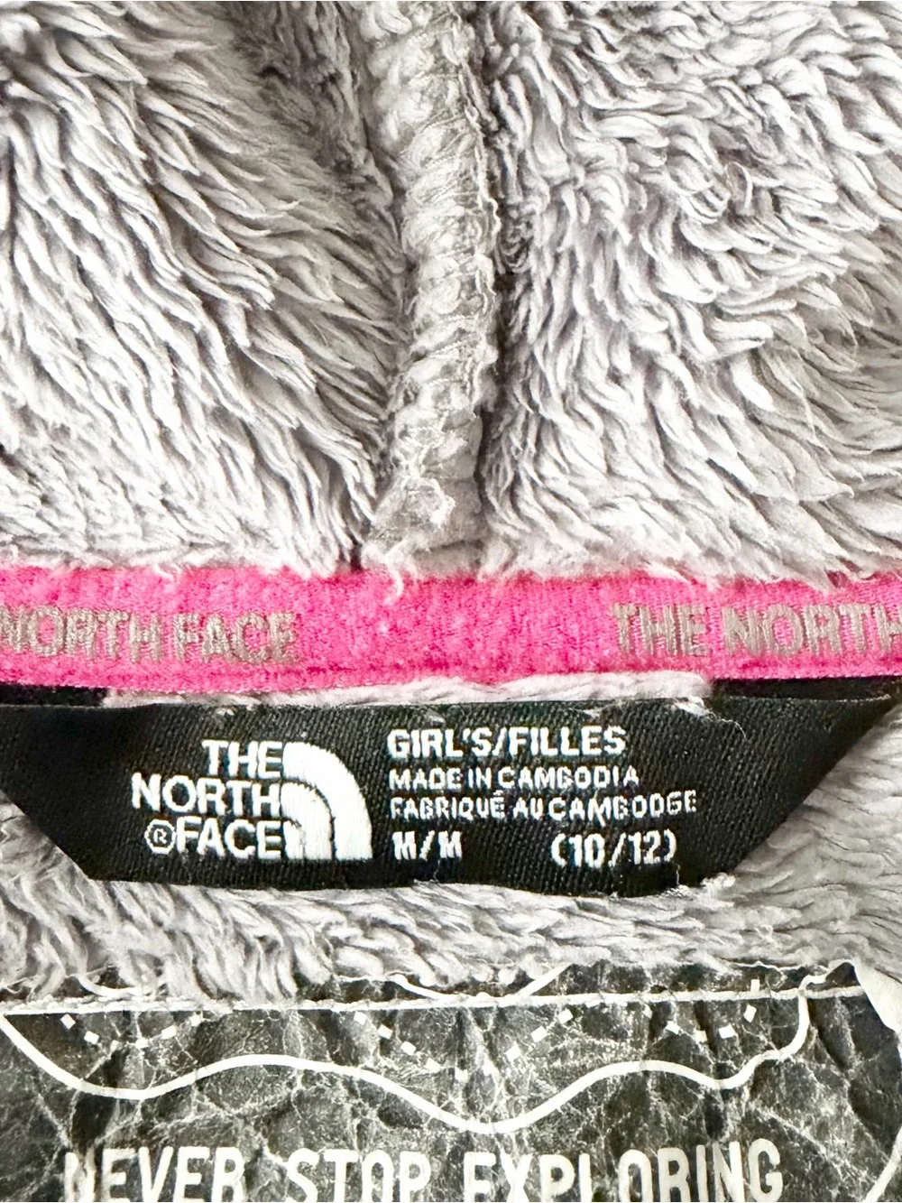 The North Face worn care