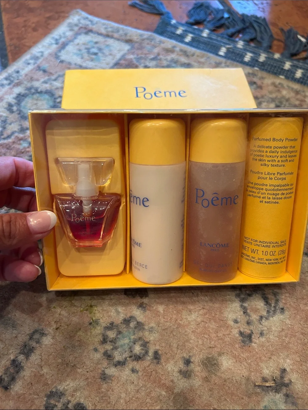 Lancome poême boxed