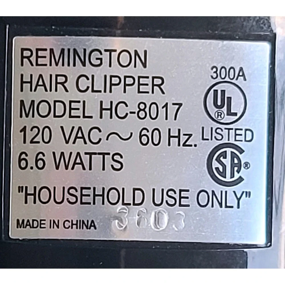 Remington home haircut